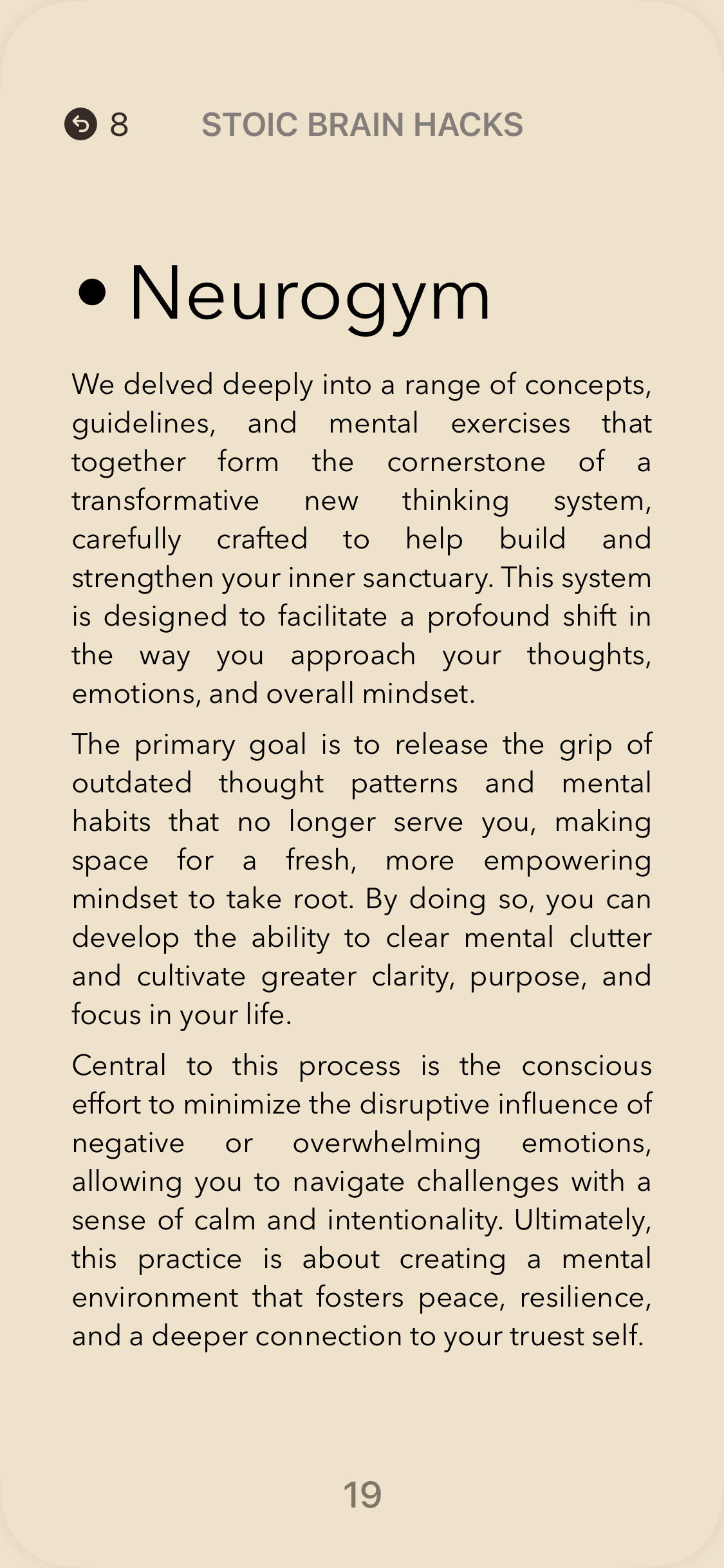 STOIC BRAIN HACKS